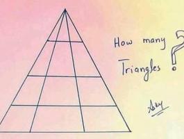 بالصورة : هل يمكنكم اكتشاف عدد المثلثات في هذا الرسم؟