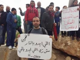 المطالبة بفتح مداخل خربة قلقس المؤدية إلى الخليل.jpg