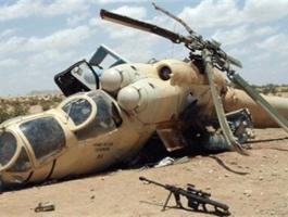 سقوط طائرة هليوكبتر