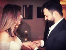 بالفيديو : شاهدوا تيم حسن يستعرض خاتم زواجه وسط الزغاريد!