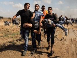 إصابة 3 شبان خلال مواجهات مع الاحتلال على حدود قطاع غزة