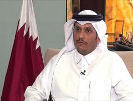 وزير الخارجية القطري يؤكد استمرار دعم بلاده لقطاع غزة.jpg