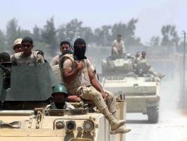 الجيش المصري يعلن حصيلة اليوم الـ11 من عملية 