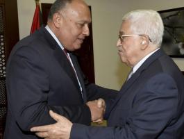 شكري يؤكد أهمية استمرار التنسيق المصري الفلسطيني بقيادة الرئيس عباس.jpg