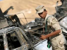 استشهاد ضابط مصري وإصابة آخرين في استهداف إرهابي لـ