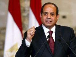 السيسي يدعو الفلسطينيين للتوحد والاستعداد لقبول التعايش مع الإسرائيليين 