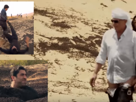 شاهدوا بالفيديو  : محمود حميدة يخلع بنطلونه بعد تعرضه لمقلب رامز 'تحت الأرض'