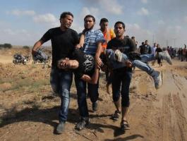 إصابة شاب بعيار ناري في القدم خلال مواجهات مع الاحتلال شرق غزة