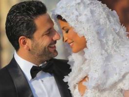 صورة جديدة لريم السعيدي ووسام بريدي بعد زفافهما