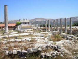 مدينة سبسطية الآثرية غرب مدينة نابلس