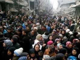 ناشطون فلسطينيون يطلقون حملة  غرب اليرموك يستغيث