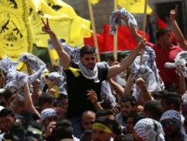 فتح تحتفل بفوزهافي انتخابات مجلس طلبة الجامعة العربية الأمريكية