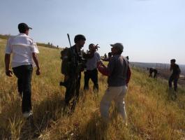 الاحتلال يمنع المواطنين من جني ثمار الزيتون في نابلس