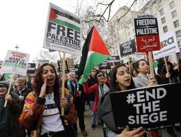 مظاهرة أمام سفارة الاحتلال في بريطانيا اليوم.jpg