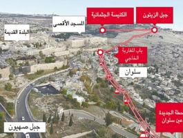 تحركات إسرائيلية لتسريع تنفيذ مخطط القطار الهوائي بالقدس