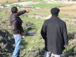 الاحتلال يمنع شق طرق زراعية في سلفيت