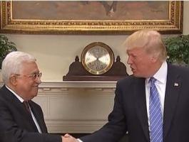 فلسطين وامريكا تبحثان دعم جهود ترامب للسلام