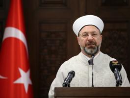 رئيس الشؤون الدينية التركي: أطفالنا يولدون على حب فلسطين