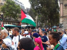 مظاهرة بباريس نصرة للأقصى وتنديداً بالتصعيد الإسرائيلي في القدس