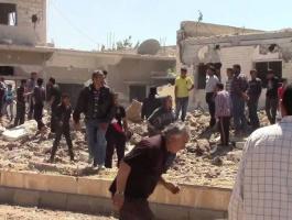 النظام يشن غارتين جويتين جنوب سوريا.jpg