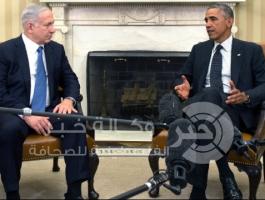الرئيس الأمريكي باراك أوباما ورئيس وزراء إسرائيل بنيامين نتنياهو 