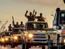 عرض عسكري لتنظيم الدولة في مدينة سرت الليبية 