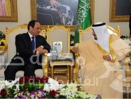 العاهل السعودي والرئيس المصري 