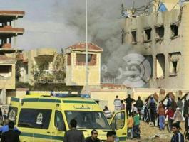 بالصور: شهداء وجرحى في تفجير إرهابي استهدف مسجداً بشمال سيناء المصرية