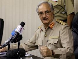 حفتر: إرهاب قطر فوق الأراضي الليبية لن يمر دون عقاب