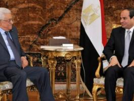 الرئيس عباس يعقد جلسة مباحثات مع نظيره المصري.jpg
