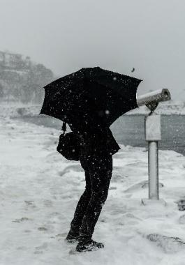 عاصفة ثلجية