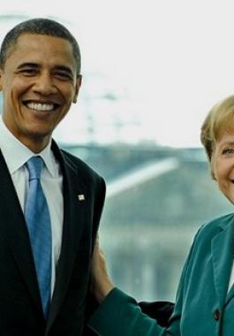 اوباما وميركل