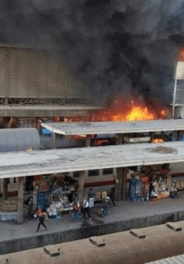 اندلاع حريق في القاهرة