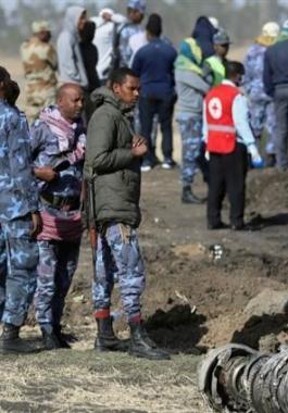 تحطم طائرة في أديس أبابا