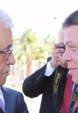 الرئيس الفلسطيني والأردني والعراقي