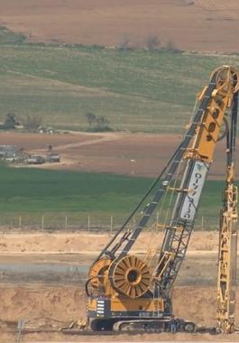 الجدار الأمني بغزة