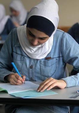امتحانات التوجيهي غزة