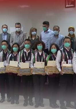 شاهد بالفيديو: اختتام زيارة وفد طبي صيني للأراضي الفلسطينية