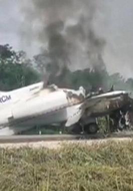 بالفيديو: مشاهد احتراق 