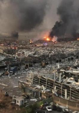 انفجار مرفأ بيروت