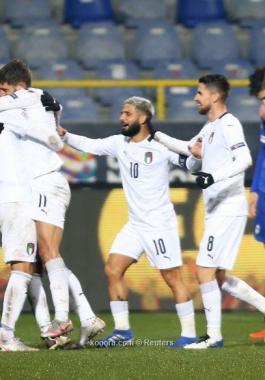 بالصور: إيطاليا تبلغ نصف نهائي دوري الأمم بثنائية في البوسنة