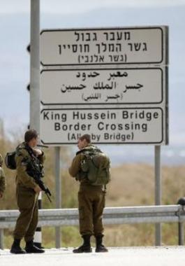 حدود الأردن وفلسطين