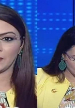 مذيعة تونسية تتعرض لنوبة سعال على الهواء.. والسبب غريب