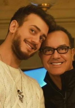 سعد المجرد مع والده