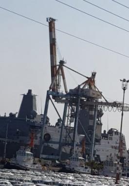 وصول مدمرة أمريكية لميناء إيلات