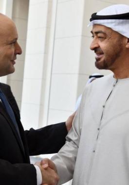 شاهد.. بينيت يلتقي بالشيخ محمد بن زايد في الإمارات