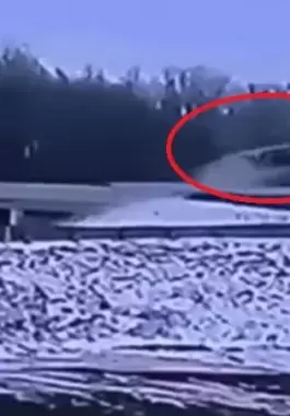 بالفيديو: المسلسل الأميركي صار حقيقة.. مقطع لسيارة طارت في الهواء
