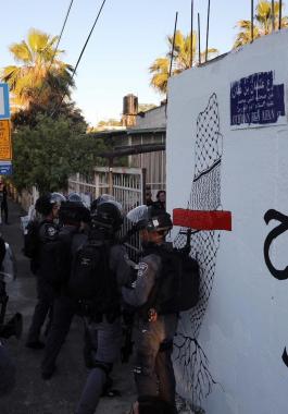 قوات الاحتلال في الشيخ جراح