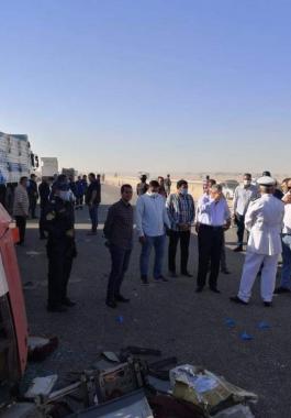 حادث طرق في مصر