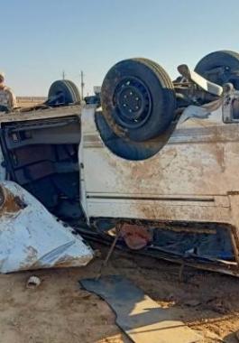 وفاة 8 أفراد وإصابة آخرين بحادث سير في مصر